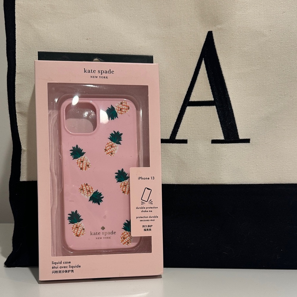 Kate Spade Pink Pineapple iPhone 13 Case